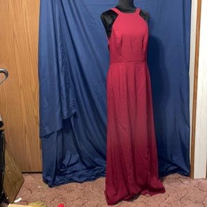 Dessy Collection Burgundy Formal Dress size 12